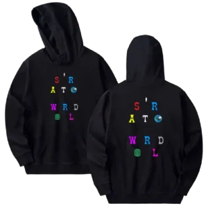Astroworld Hoodie Colored Letters